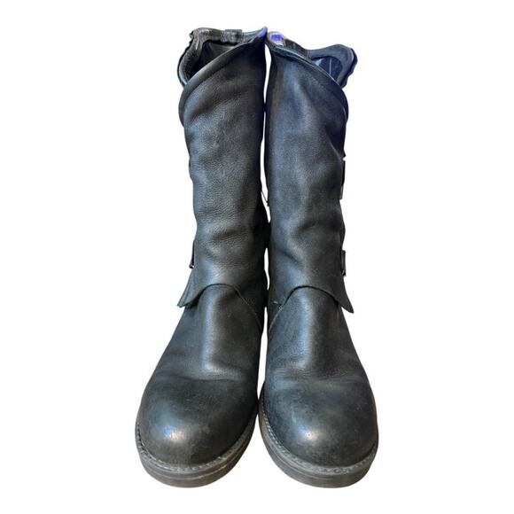 Coolway Alida Biker Boot Women size 41 US 10-10.5 Black Leather - Picture 5 of 7